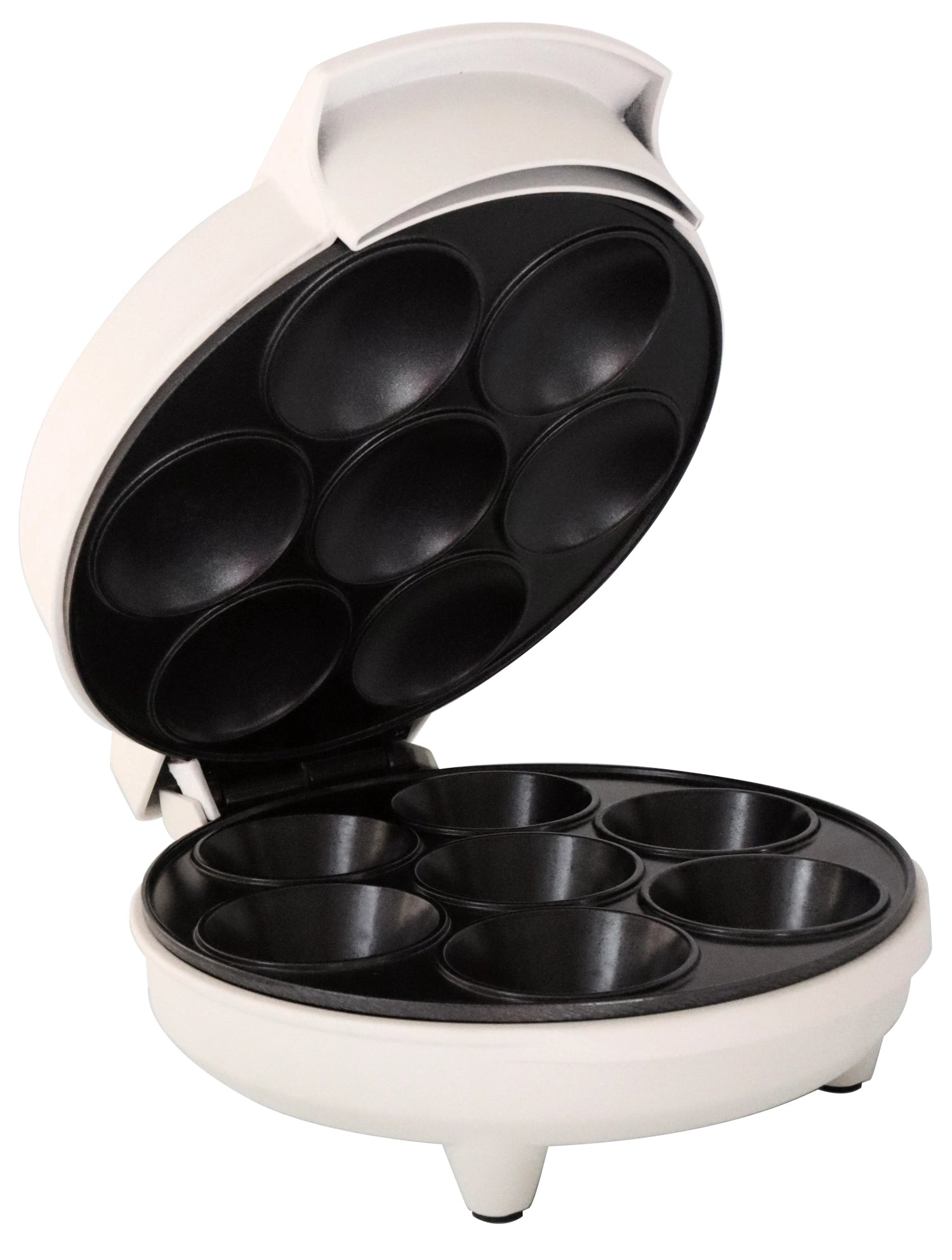 Mini Cupcakes Factory in Weiss präsentiert im Onlineshop von KAQTU Design AG. Küchengerät ist von Scrap Cooking