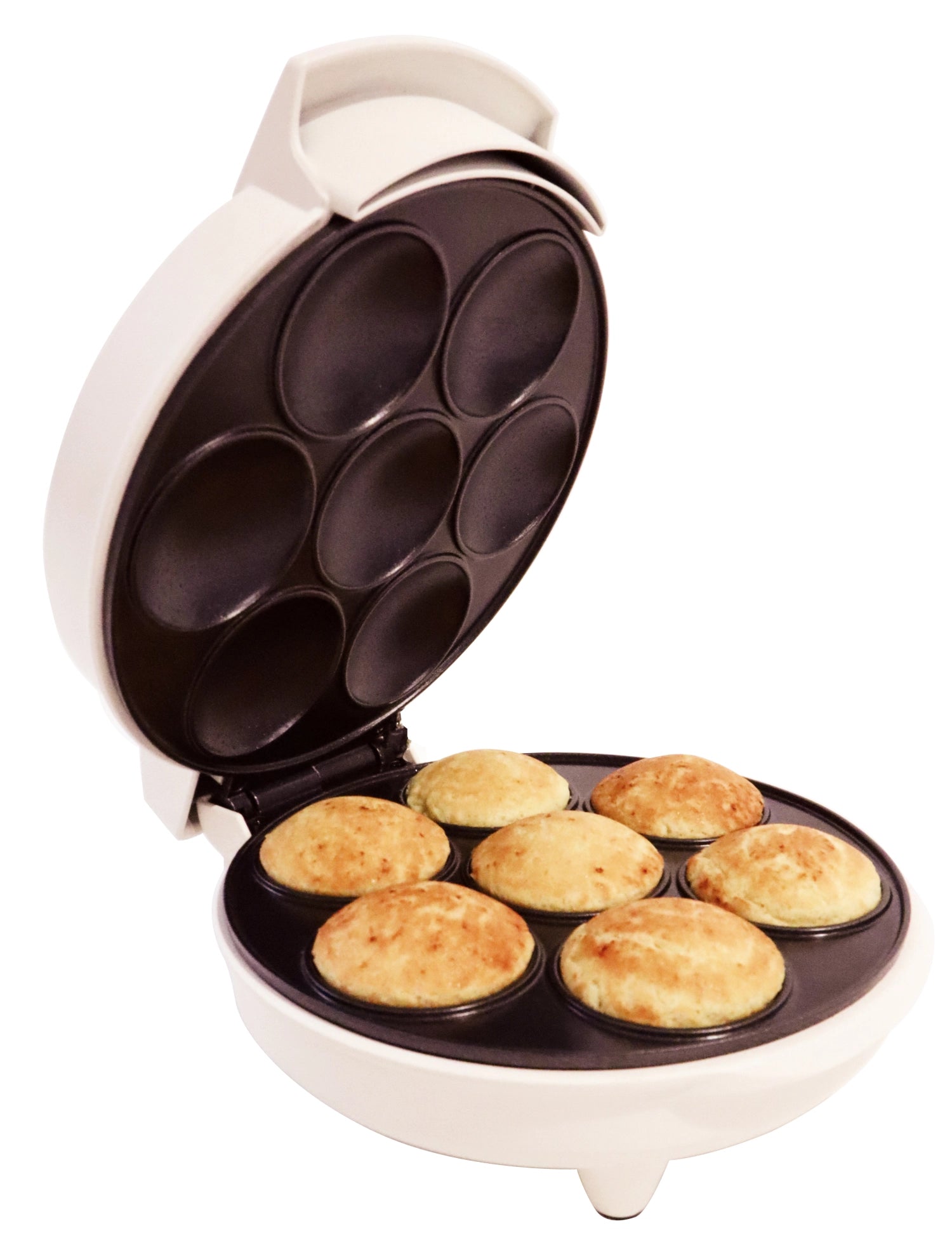 Mini Cupcakes Factory in Weiss präsentiert im Onlineshop von KAQTU Design AG. Küchengerät ist von Scrap Cooking