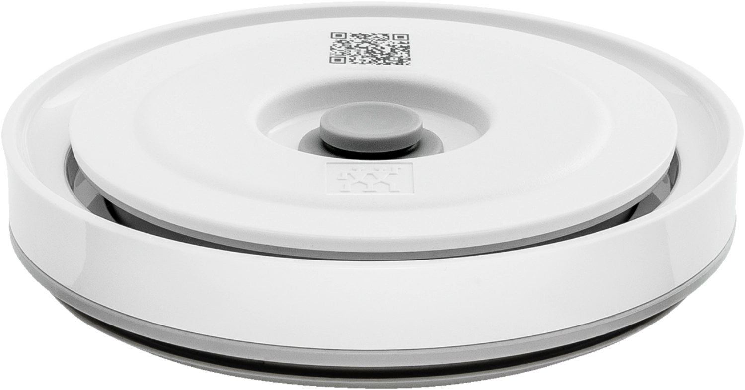 Ciotole fresche e salvate sul coperchio del vuoto 12 cm S, ABS, bianco