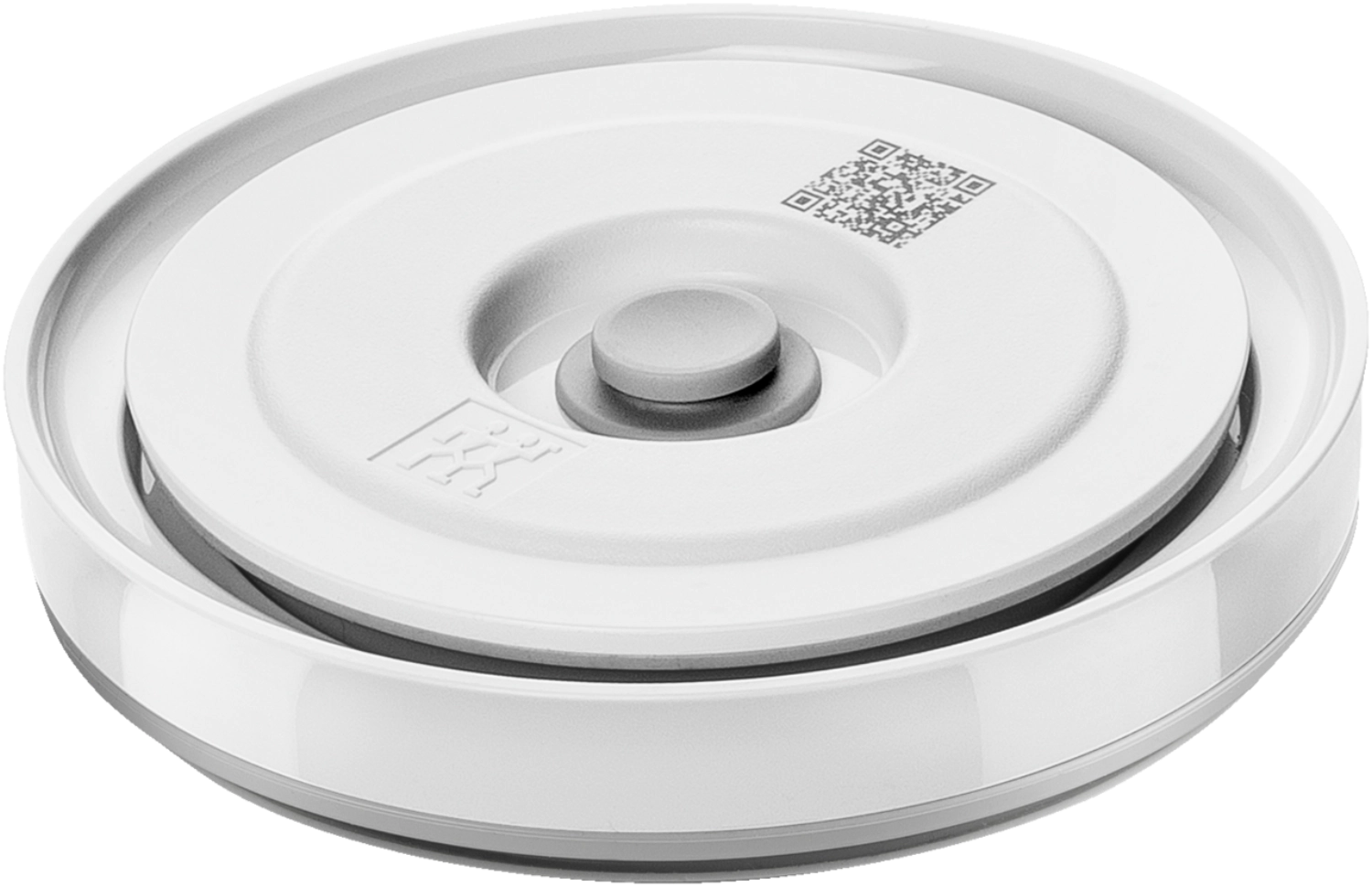 Ciotole fresche e salvate sul coperchio del vuoto 12 cm S, ABS, bianco