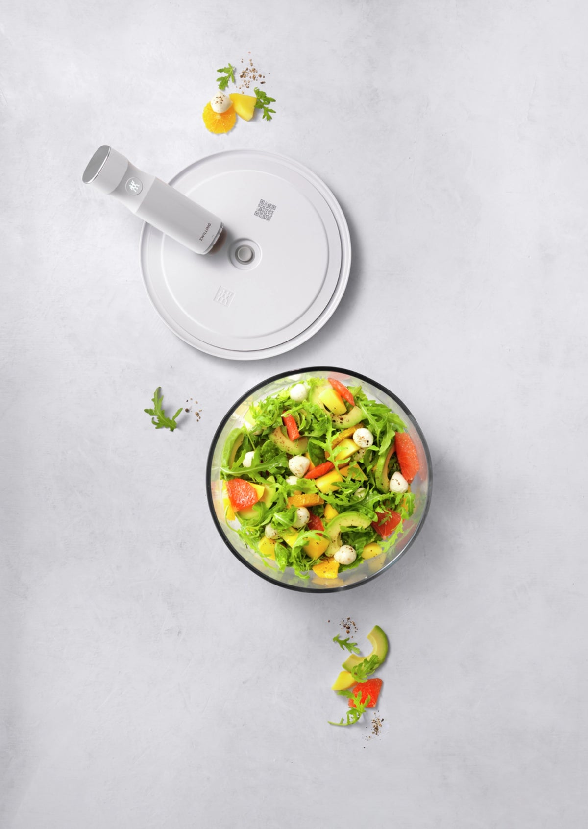 Fresh & Save Bowls Vakuumschüssel L, Glas in Transparent präsentiert im Onlineshop von KAQTU Design AG. Aufbewahrungsbeutel ist von Zwilling