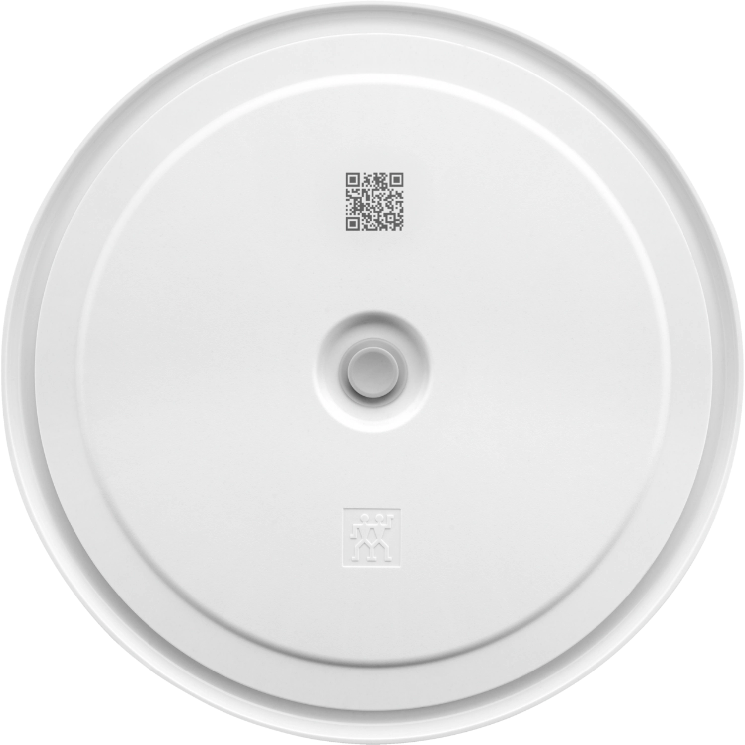 Ciotole fresche e salvate sul coperchio del vuoto 24 cm L, ABS, bianco