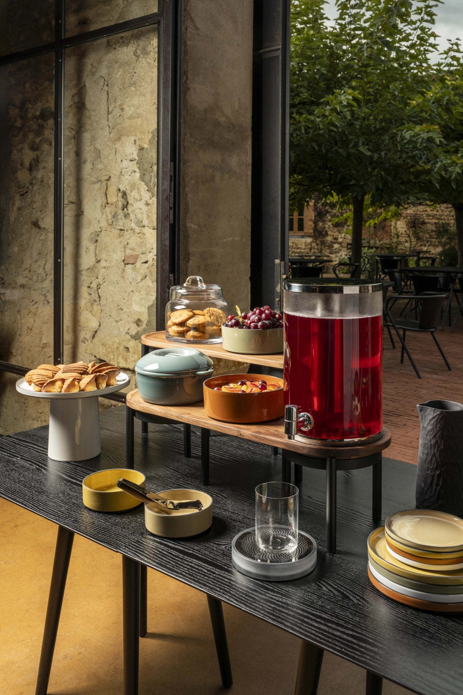 Caractère Schale D26cm H5.3cm muskatnuss