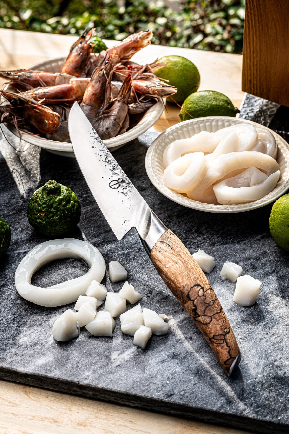Katai Kochmesser 16 cm in Silber präsentiert im Onlineshop von KAQTU Design AG. Küchenmesser ist von Forged