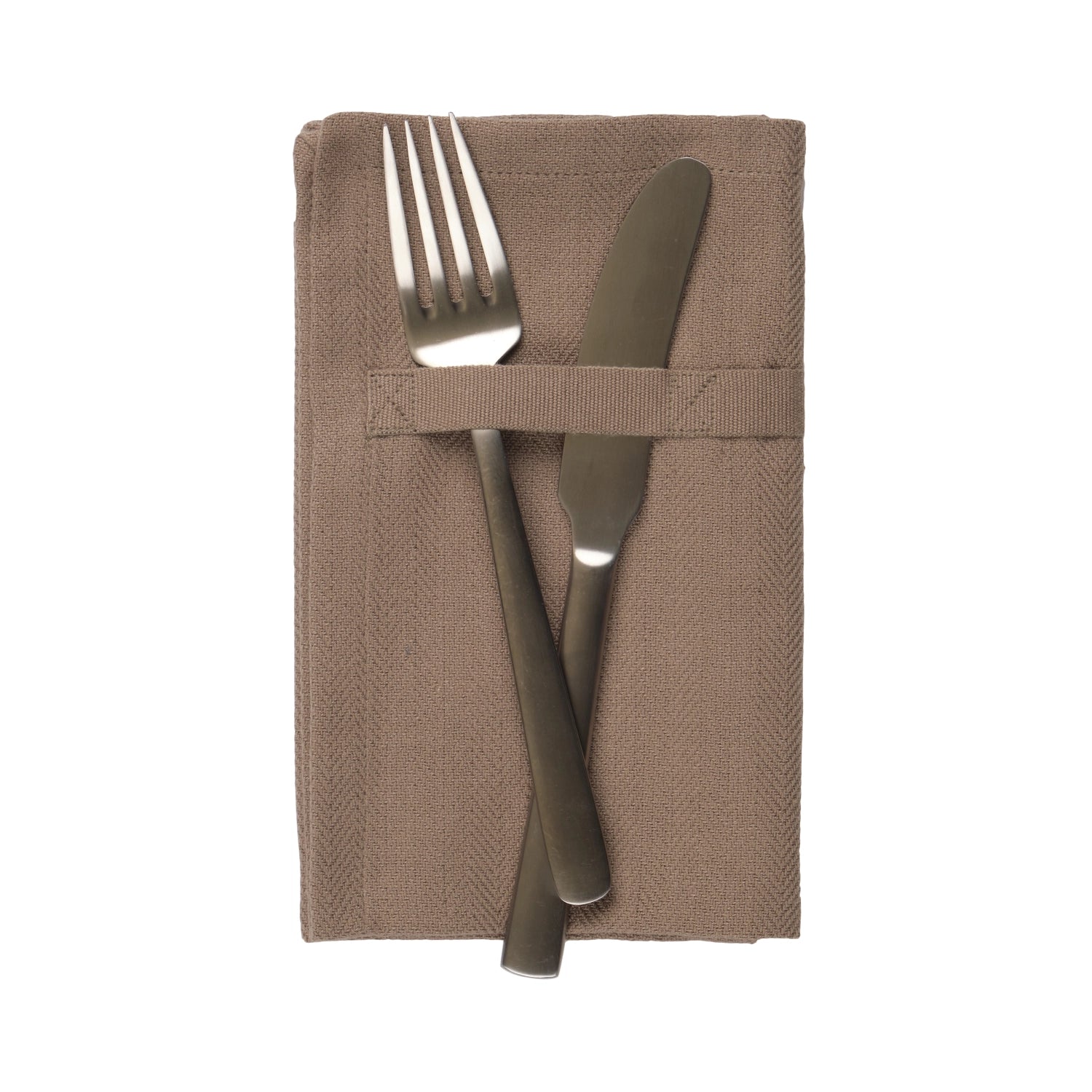 Dinner 4 Set fabric napkierte 35x40cm Clay Bio -cotton