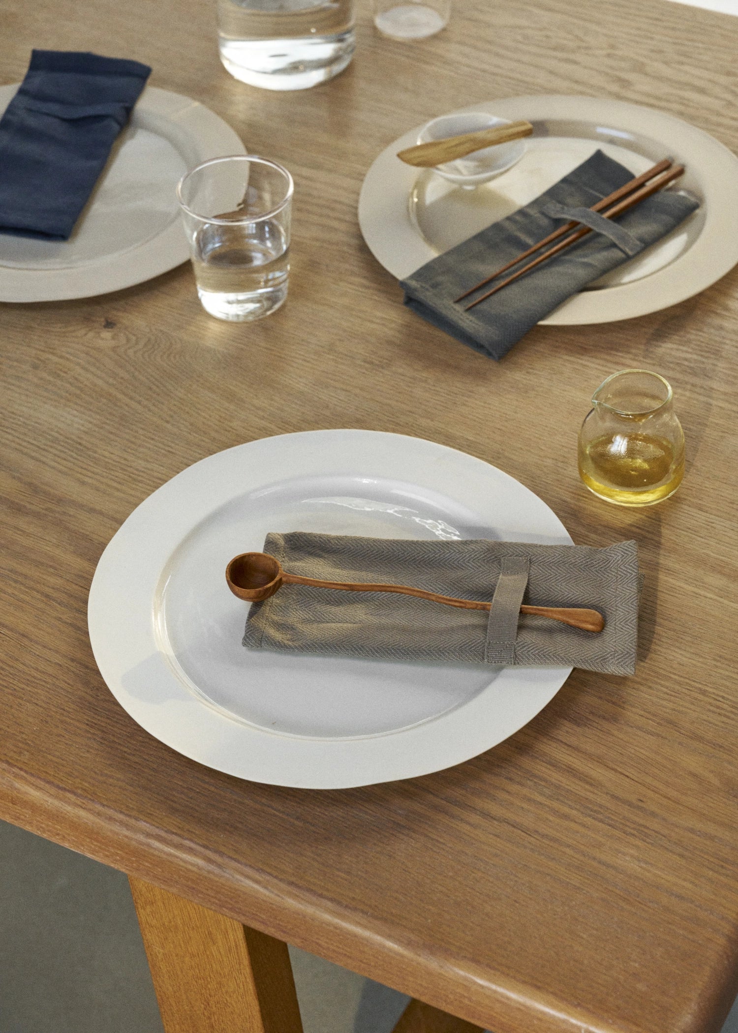 Everyday 4er Set Stoffserviette 20x20cm clay Biobaumwolle