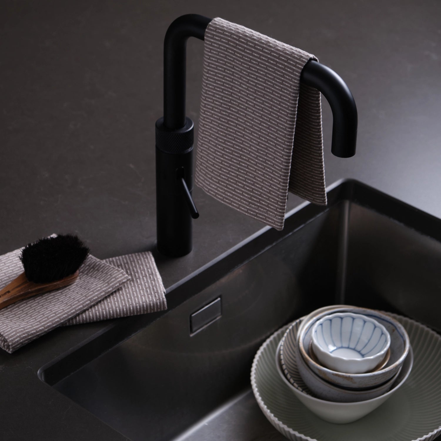 3 Set Riner Tell 30x35cm Clay Stone Bio Cotton