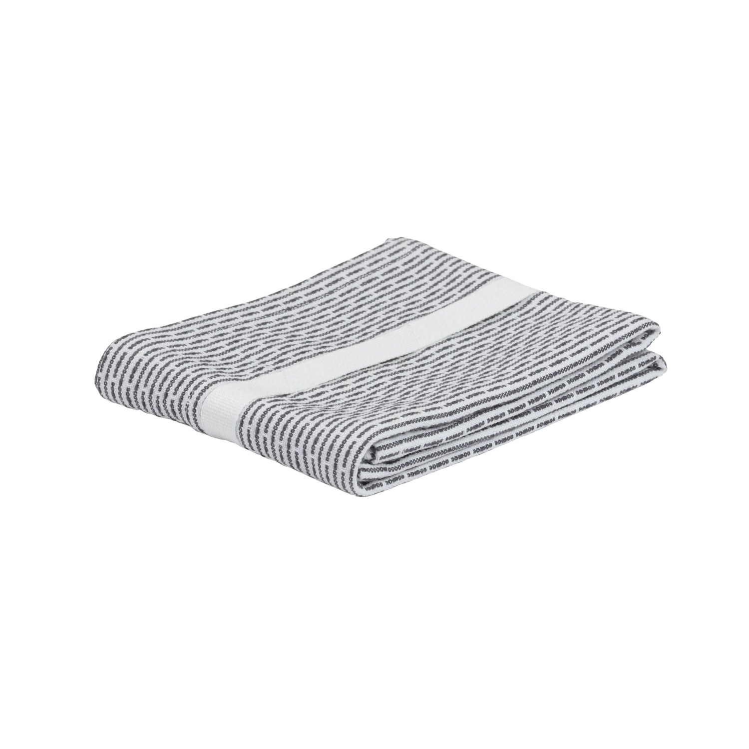 Torchon petit 35x60cm gris matin coton bio