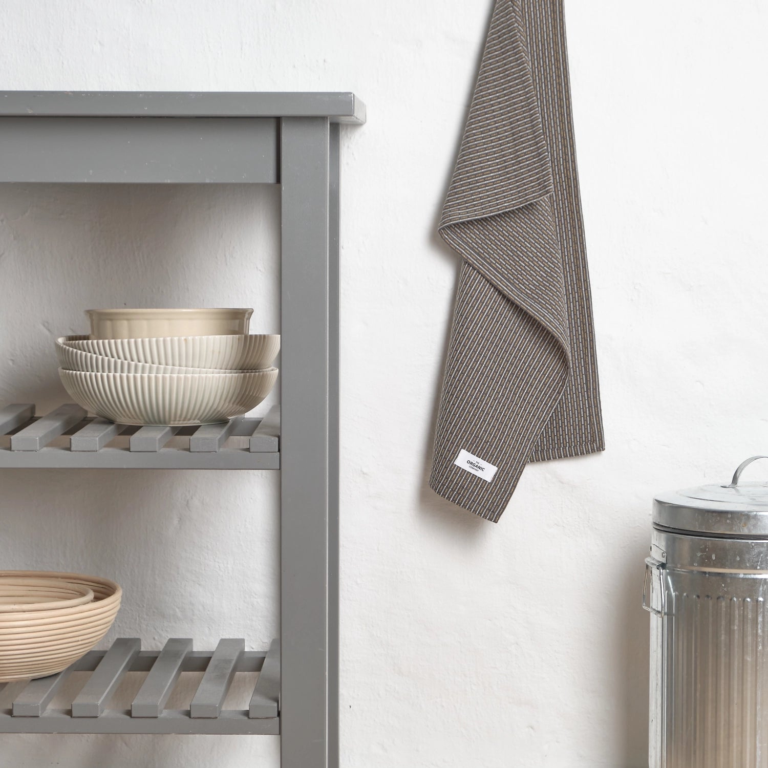 Torchon petit 35x60cm volcan coton bio