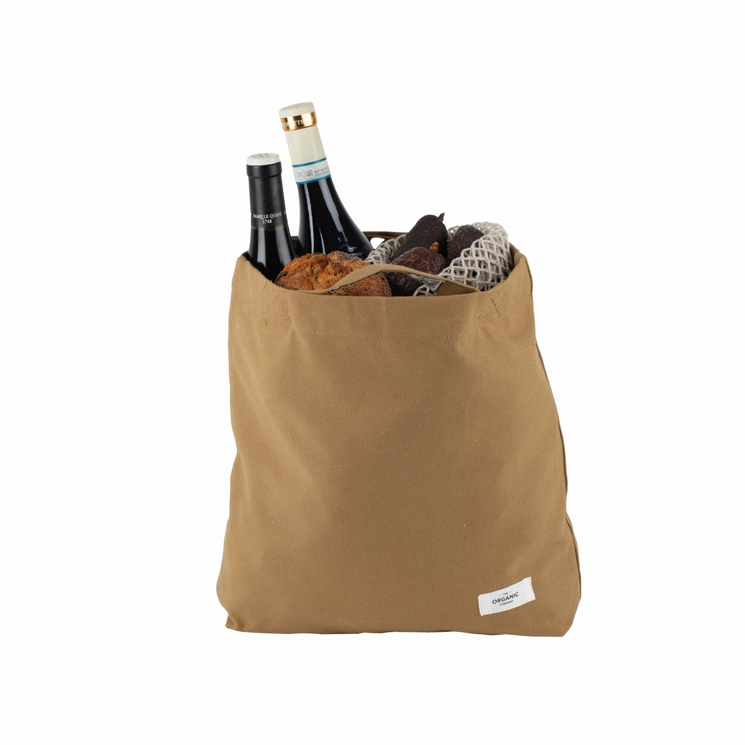 Sac My Organic 34x10x40cm coton bio kaki