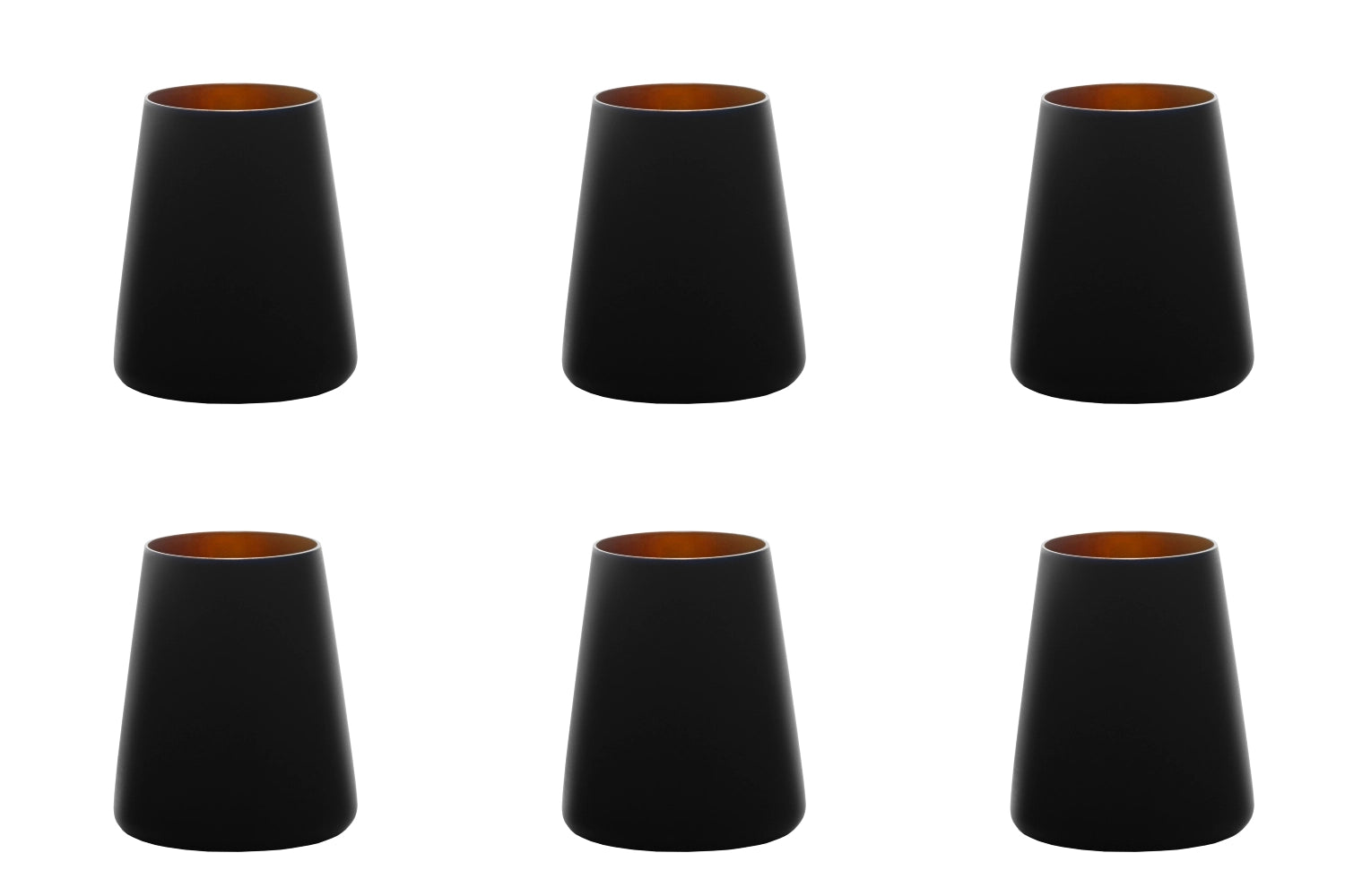 6 Set Elements Power Becher 380ml Nero/Bronzo