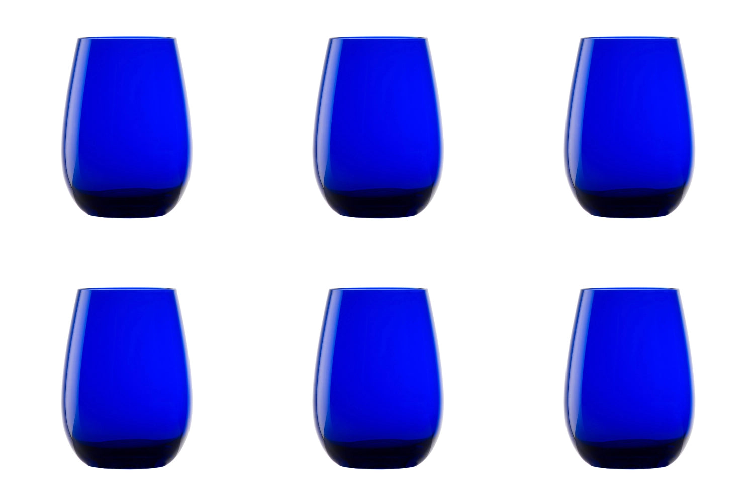 6 Éléments réglés Longdrink Rink Cup 465ml Cobalt Blue