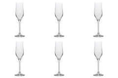 6er Set Grand Cuvée Sektkelch, 1dl geeicht, 185ml h:219mm