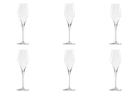 6er Set Quatrophil Champagnerkelch 292ml 1dl geeicht