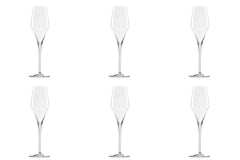 6er Set Quatrophil Champagnerkelch 292ml 1dl geeicht