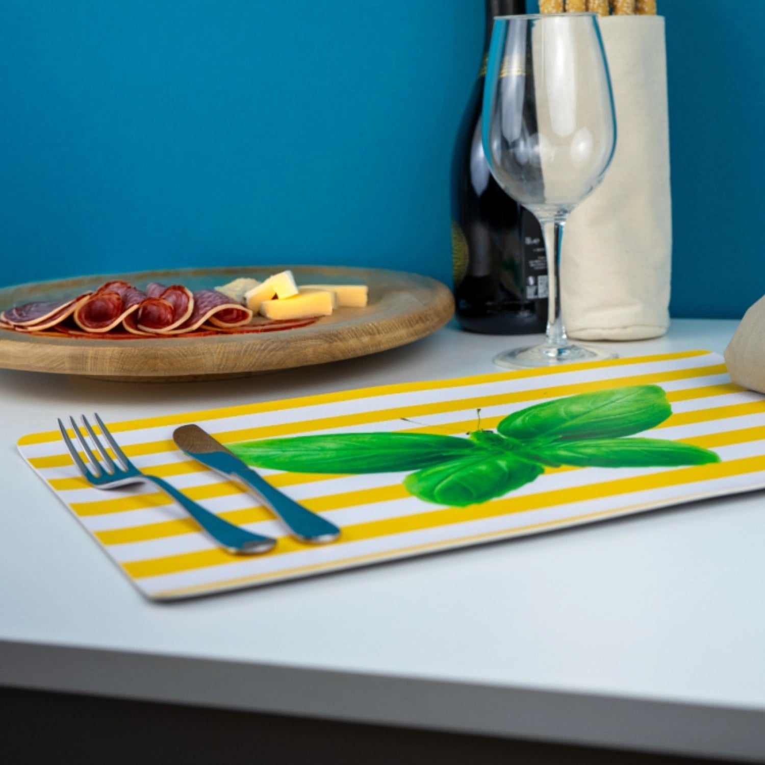 Tischset beidseitig bedruckt Schmetterling PVC in Mehrfarbig präsentiert im Onlineshop von KAQTU Design AG. Tischset ist von Easy Life