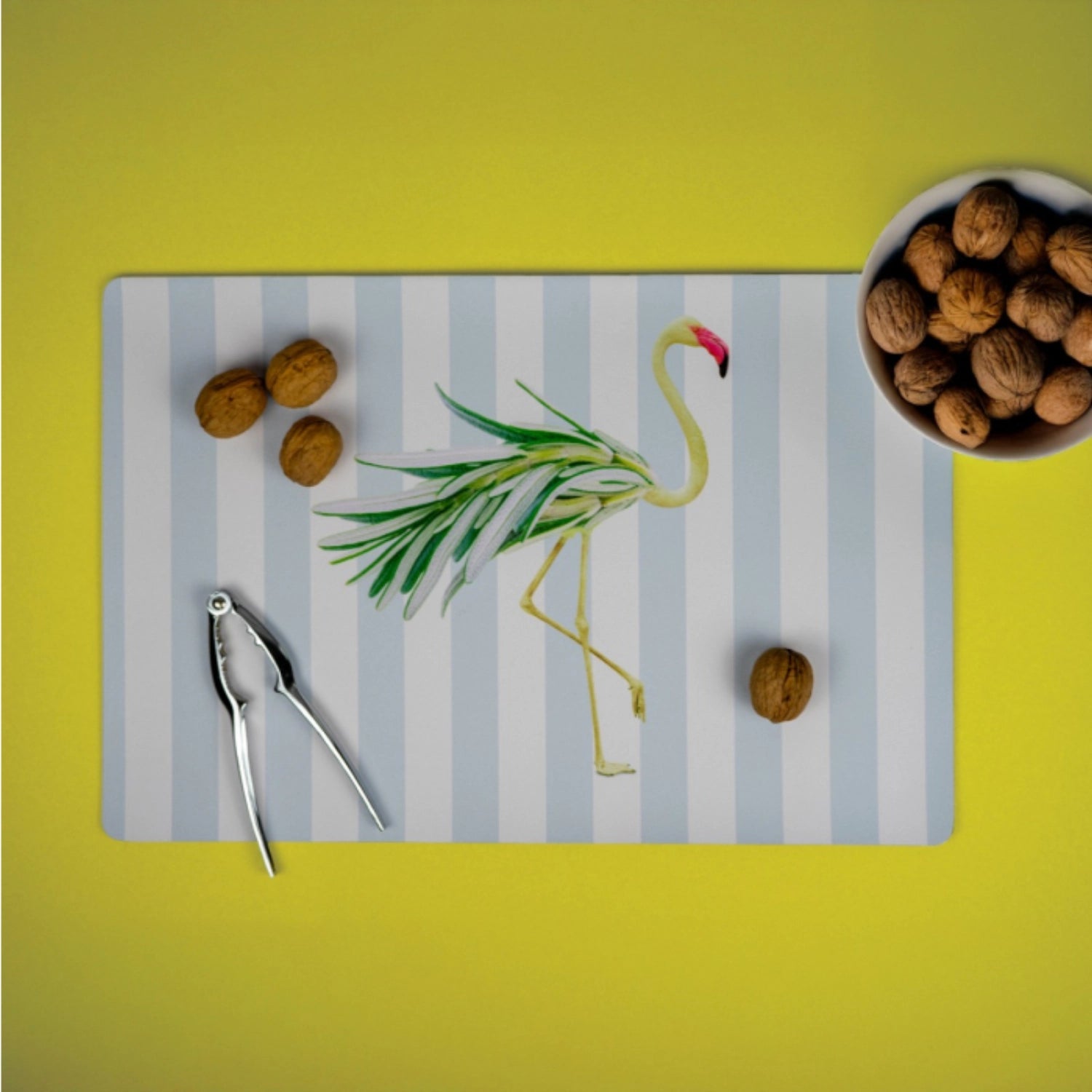 Tischset beidseitig bedruckt Flamingo PVC in Mehrfarbig präsentiert im Onlineshop von KAQTU Design AG. Tischset ist von Easy Life