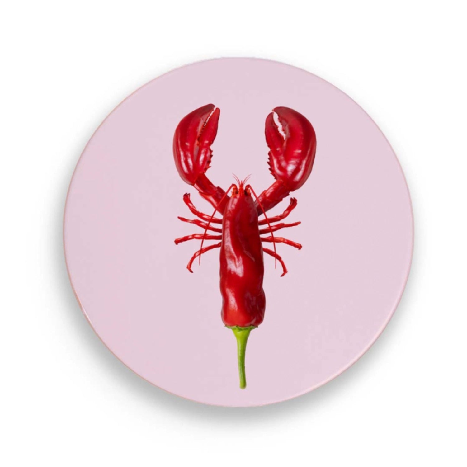 Untersetzer Lobster D18cm Keramik in Mehrfarbig präsentiert im Onlineshop von KAQTU Design AG. Pfannenuntersatz ist von Easy Life