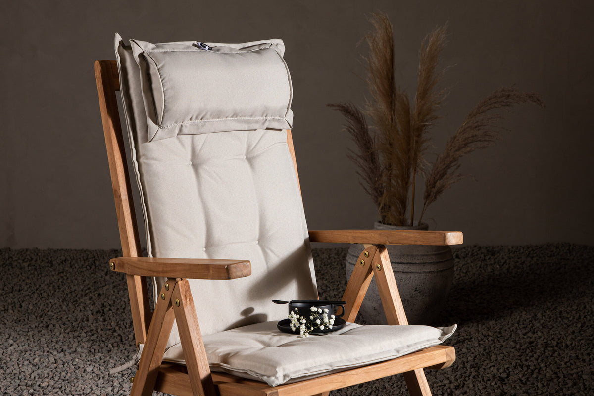 Kissen 5 pos in Cremefarben präsentiert im Onlineshop von KAQTU Design AG. Sitzkissen ist von Venture Home
