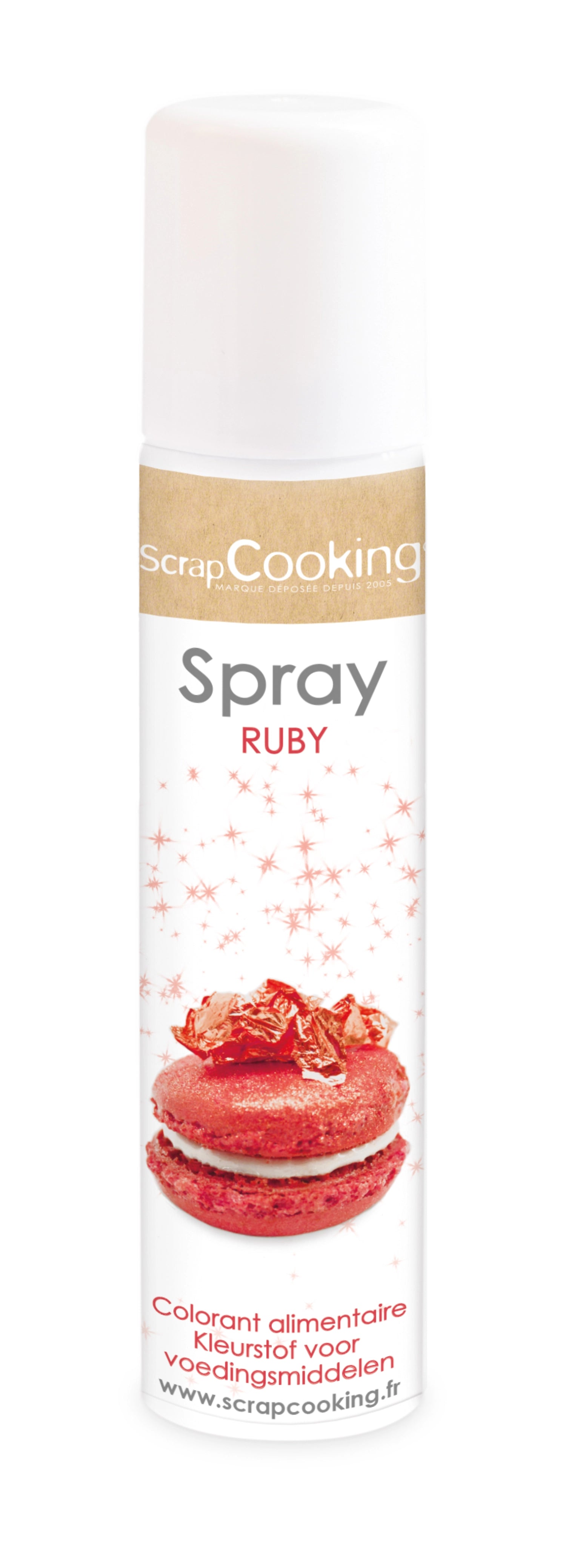 Farbspray rubinrot 75ml in Rot präsentiert im Onlineshop von KAQTU Design AG. Lebensmittel ist von Scrap Cooking