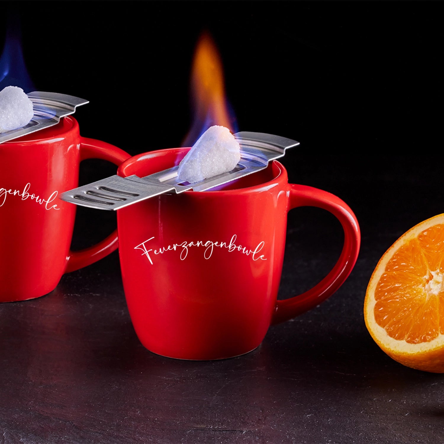 4 pince à sucre pour pugno "feuerzangenbowle"