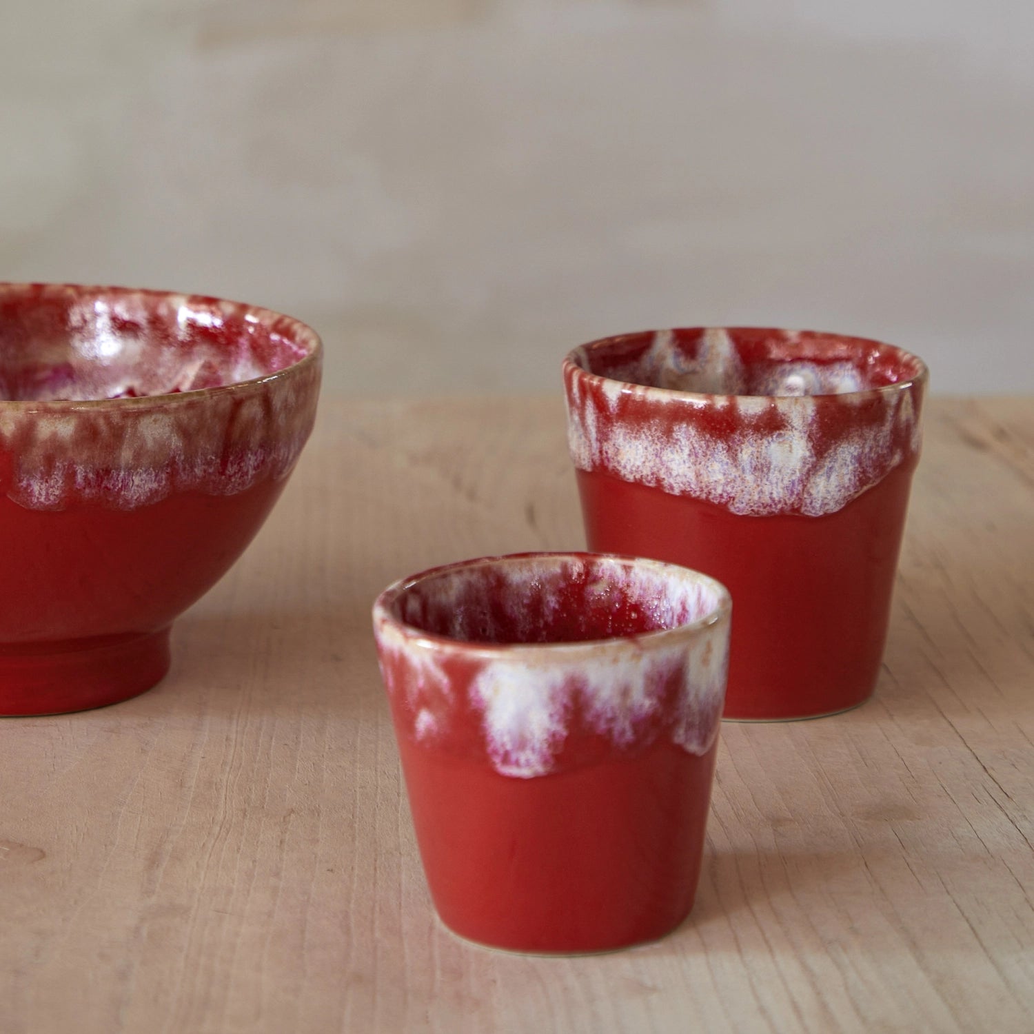 Grespresso Espressotasse 70ml D6.5cm H5.8cm red in Rot präsentiert im Onlineshop von KAQTU Design AG. Tasse ist von Costa Nova