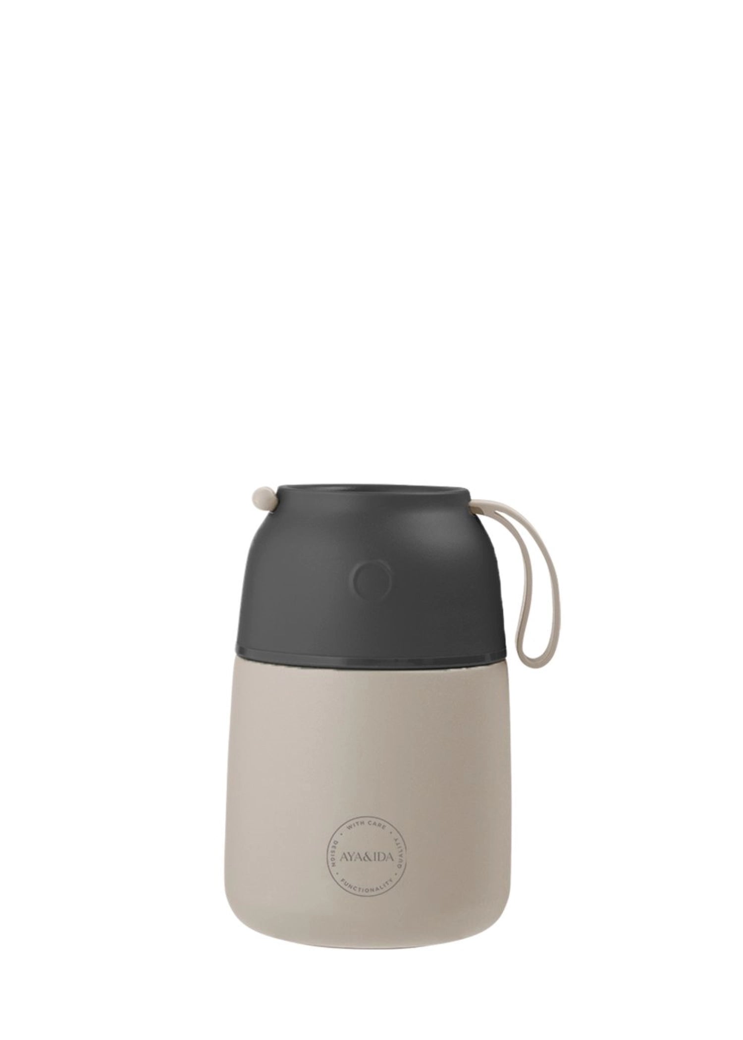 Food'ie Lunch Box 500ml Cream Beige in Beige präsentiert im Onlineshop von KAQTU Design AG. Snackbox ist von AYA&IDA