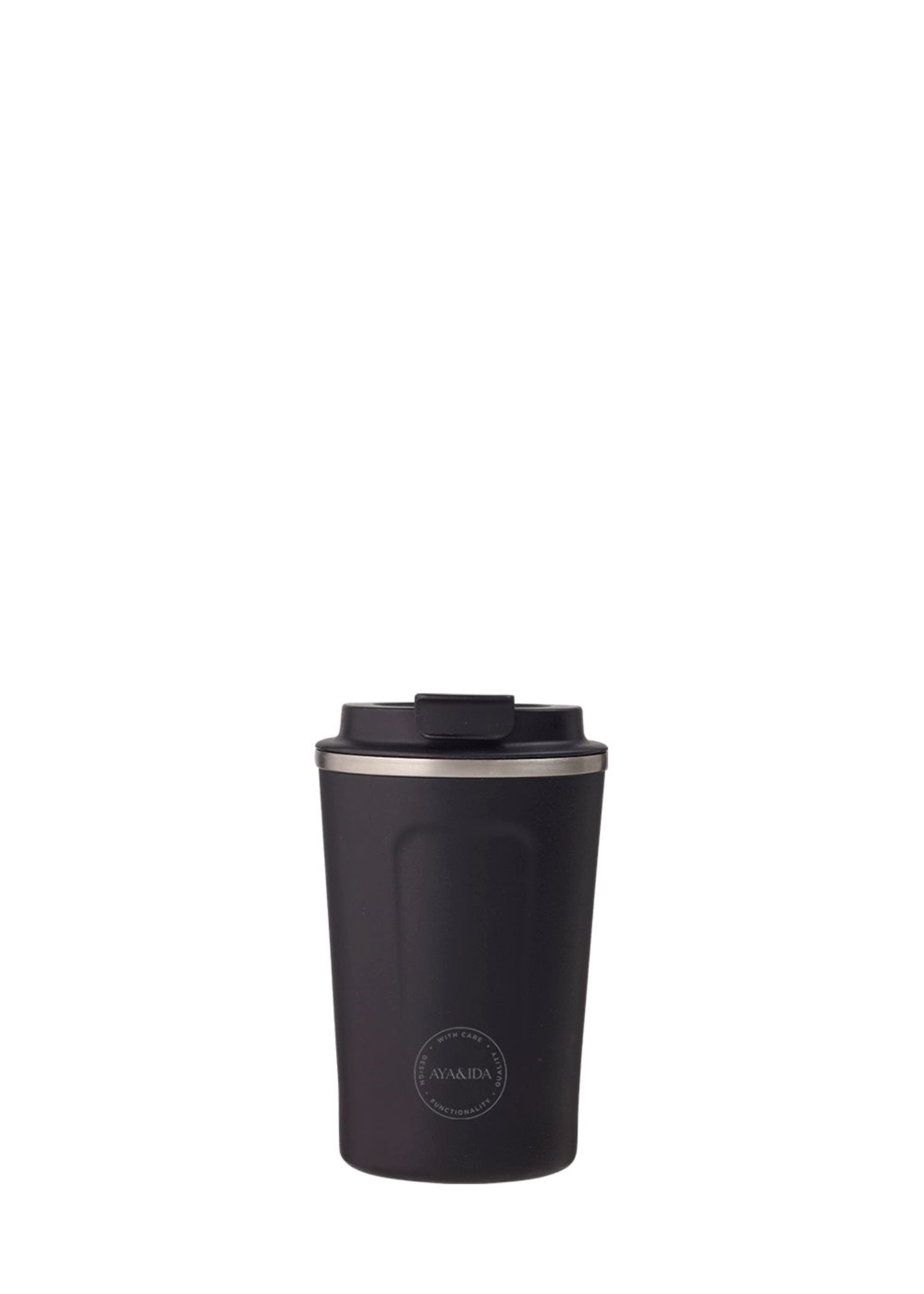 CUP2GO Becher 380ml Matte Black in Schwarz präsentiert im Onlineshop von KAQTU Design AG. Trinkflaschen ist von AYA&IDA