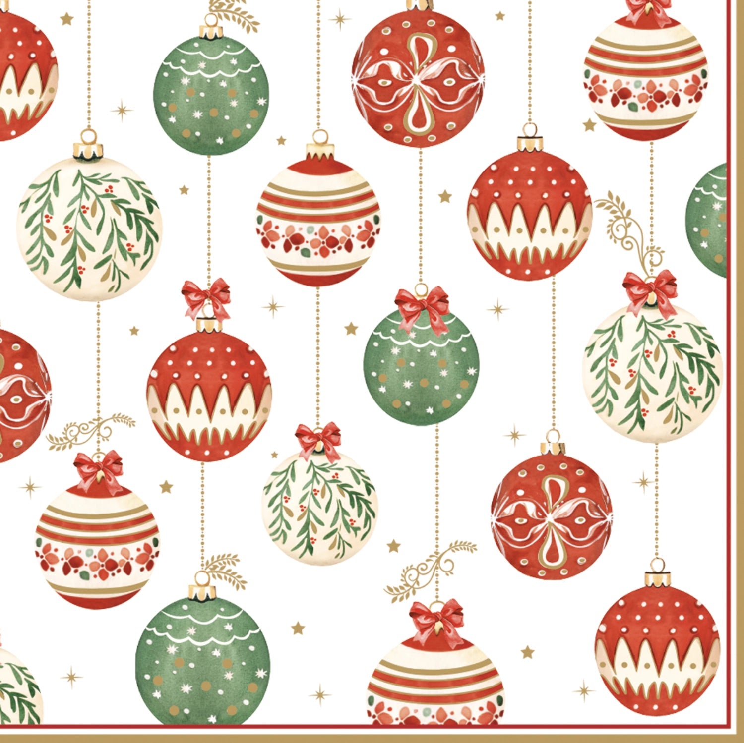 Servietten 20 Stk. Christmas Eve 33x33 in Mehrfarbig präsentiert im Onlineshop von KAQTU Design AG. Servietten ist von Easy Life