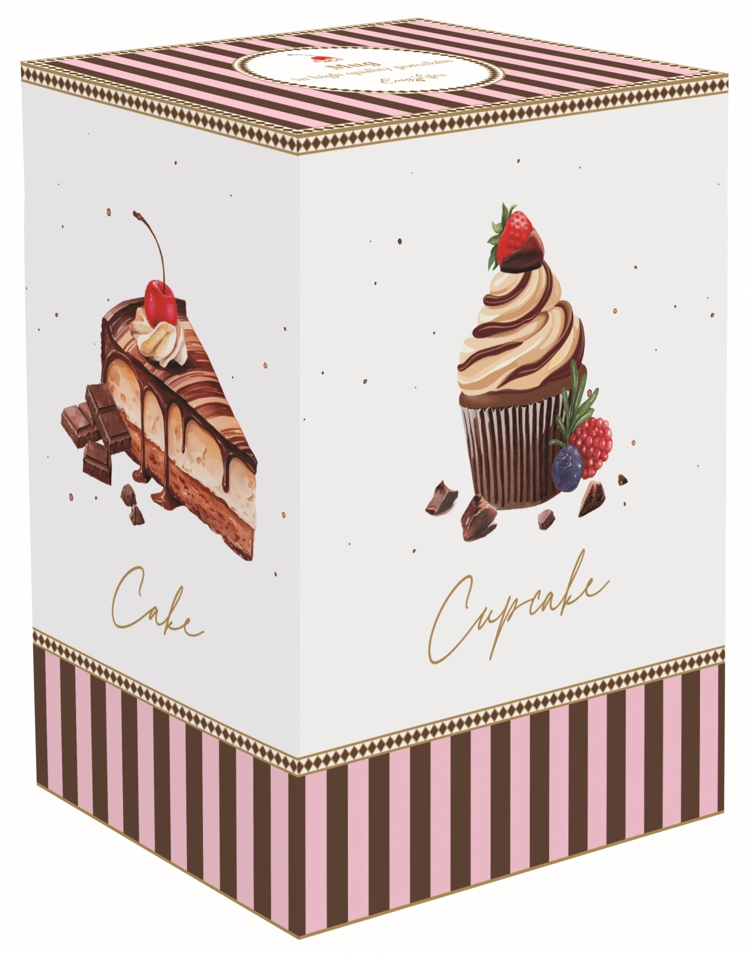 Sweet Moments Kaffeebecher 600ml Porzellan in Mehrfarbig präsentiert im Onlineshop von KAQTU Design AG. Tasse ist von Easy Life