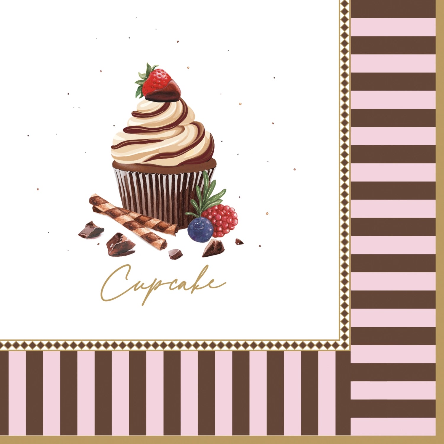 Servietten 20 Stk. Sweet Moments 33x33 in Mehrfarbig präsentiert im Onlineshop von KAQTU Design AG. Servietten ist von Easy Life