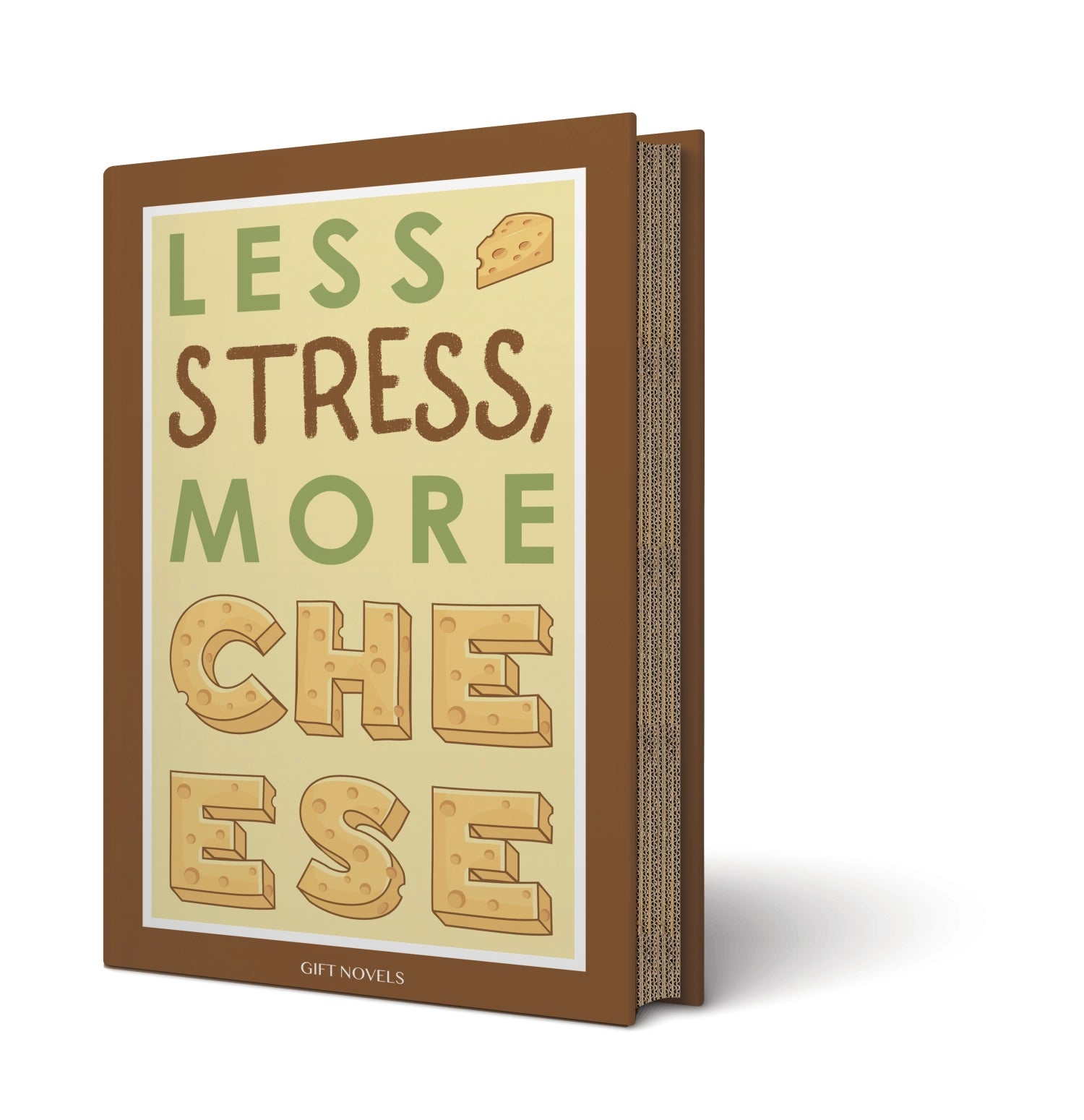 Geschenkset Less stress more Cheese in Mehrfarbig präsentiert im Onlineshop von KAQTU Design AG. Küchenmesser ist von Easy Life