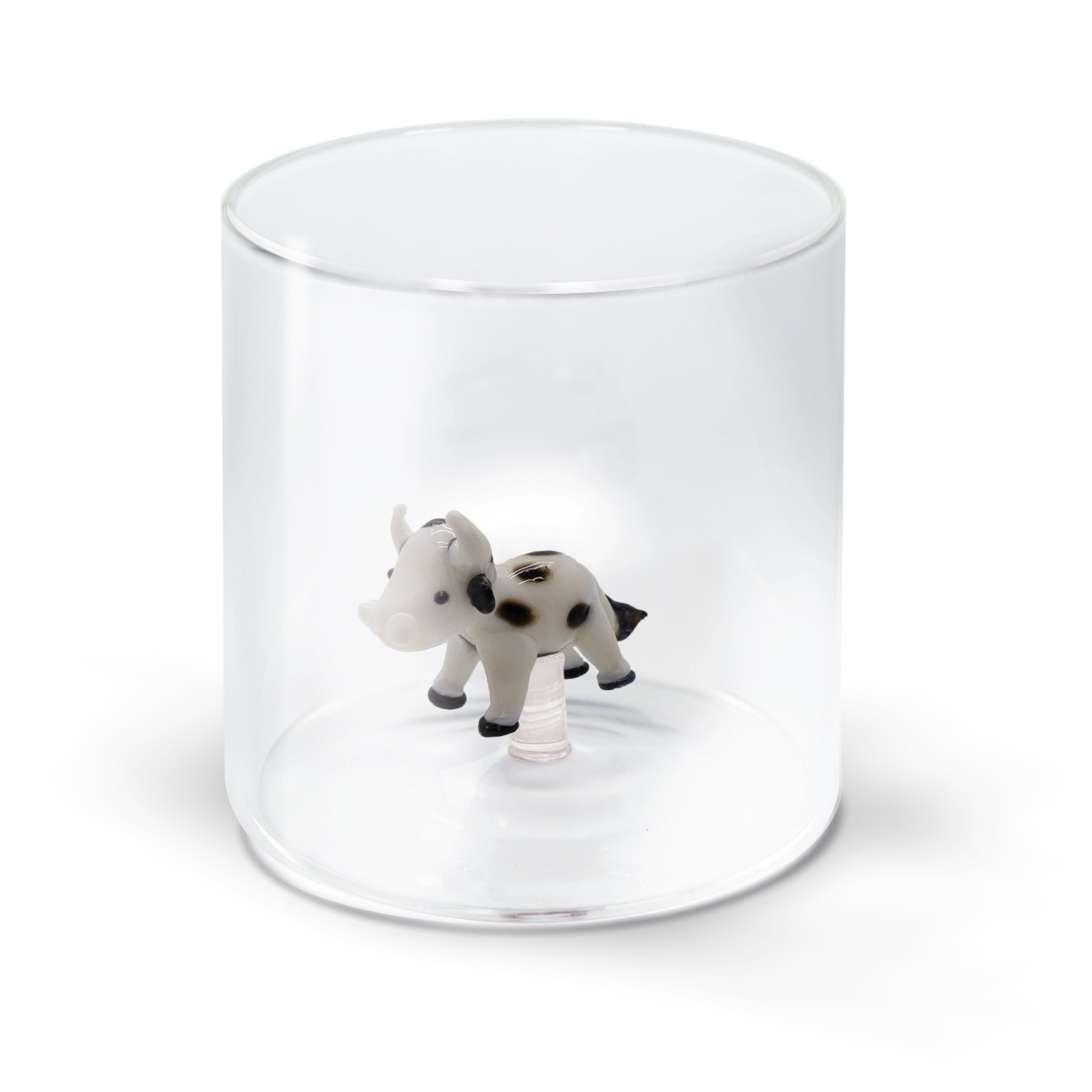 Glas aus Borosilikat 250ml Kuh in Mehrfarbig präsentiert im Onlineshop von KAQTU Design AG. Glas ist von Easy Life