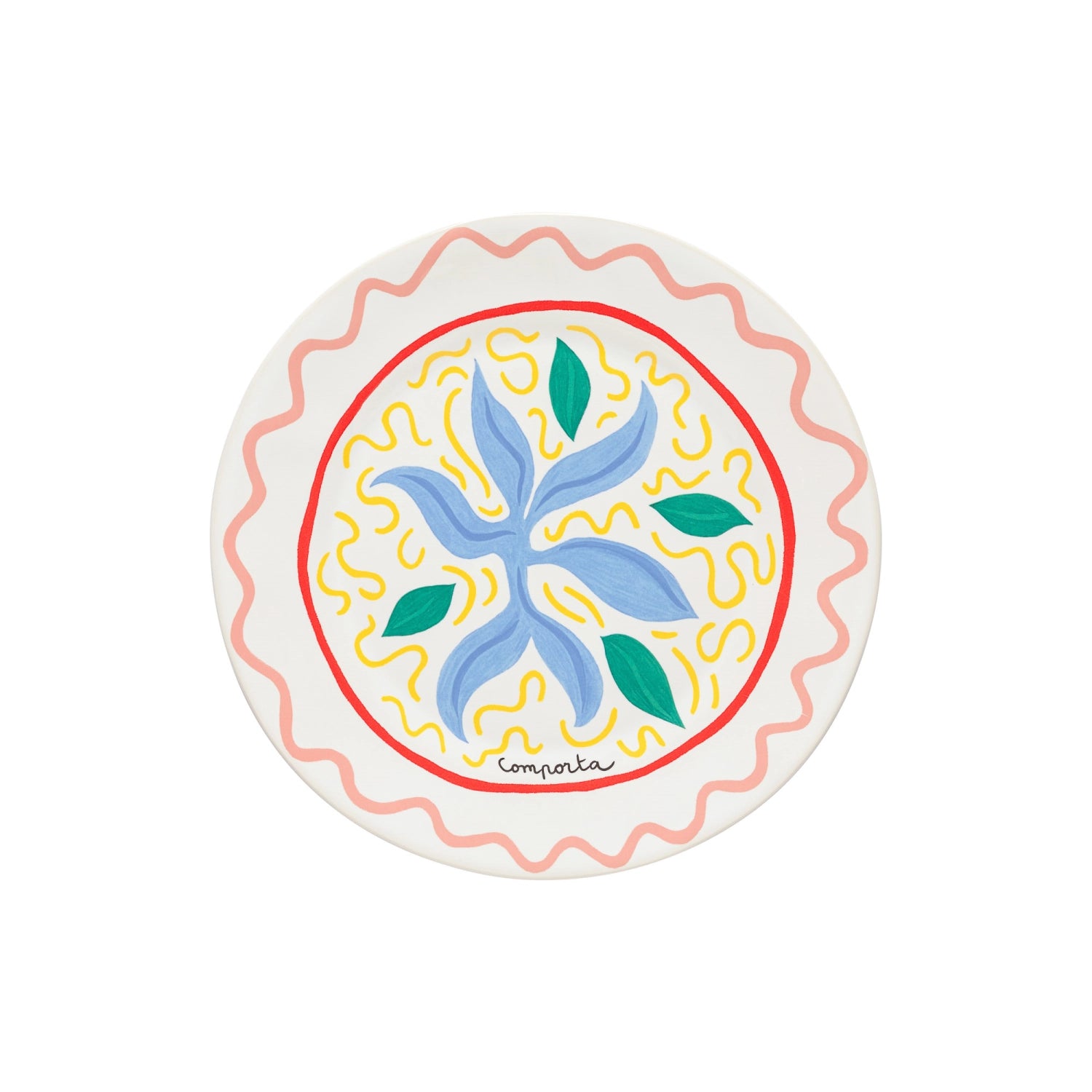 Summer Bliss Teller Seegrass D27.4cm H2.1cm in Mehrfarbig präsentiert im Onlineshop von KAQTU Design AG. Teller ist von Costa Nova