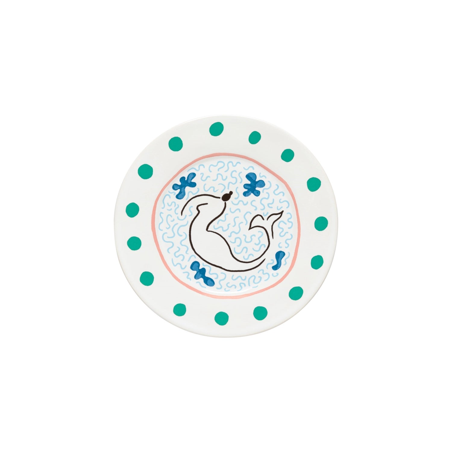 Summer Bliss Teller Meerjungfrau D22.1cm H1.6cm in Mehrfarbig präsentiert im Onlineshop von KAQTU Design AG. Teller ist von Costa Nova