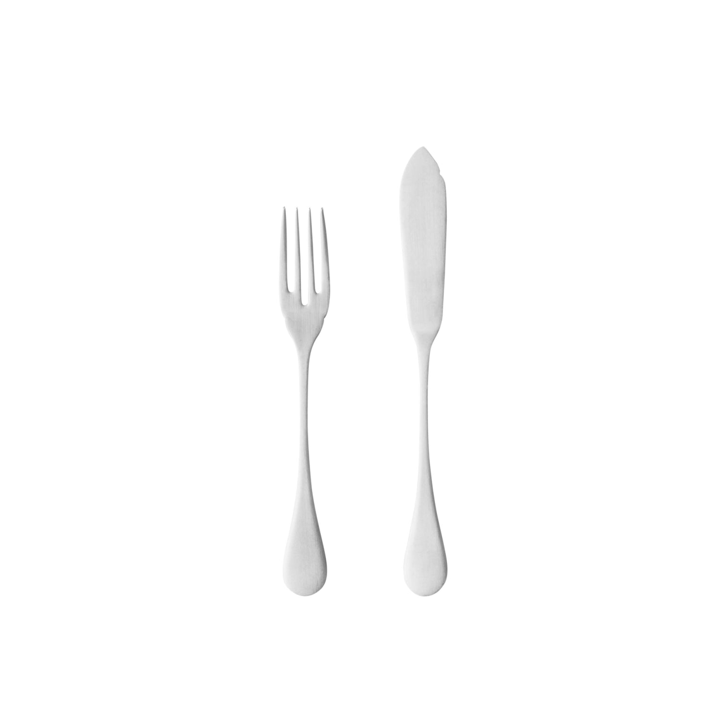 Antigo Fisch-Besteckset 12tlg silber matt in Silber präsentiert im Onlineshop von KAQTU Design AG. Besteck ist von Costa Nova