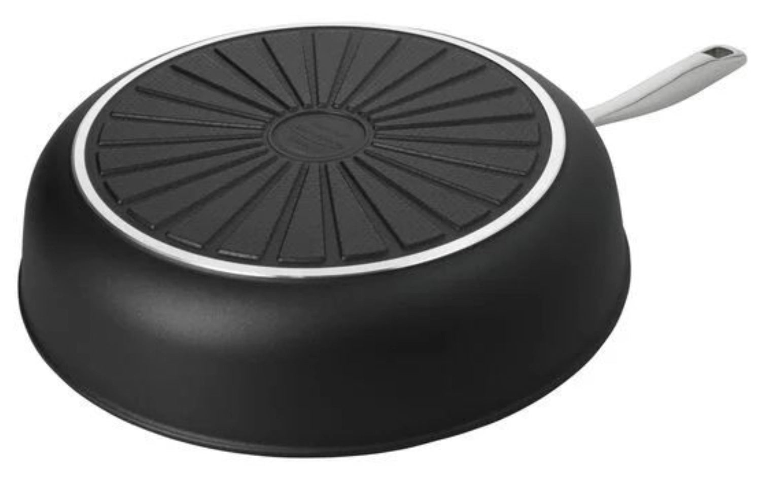 Alu Pro 5 Bratpfanne hoch Ceraforce 24cm in Schwarz präsentiert im Onlineshop von KAQTU Design AG. Bratpfanne ist von Demeyere