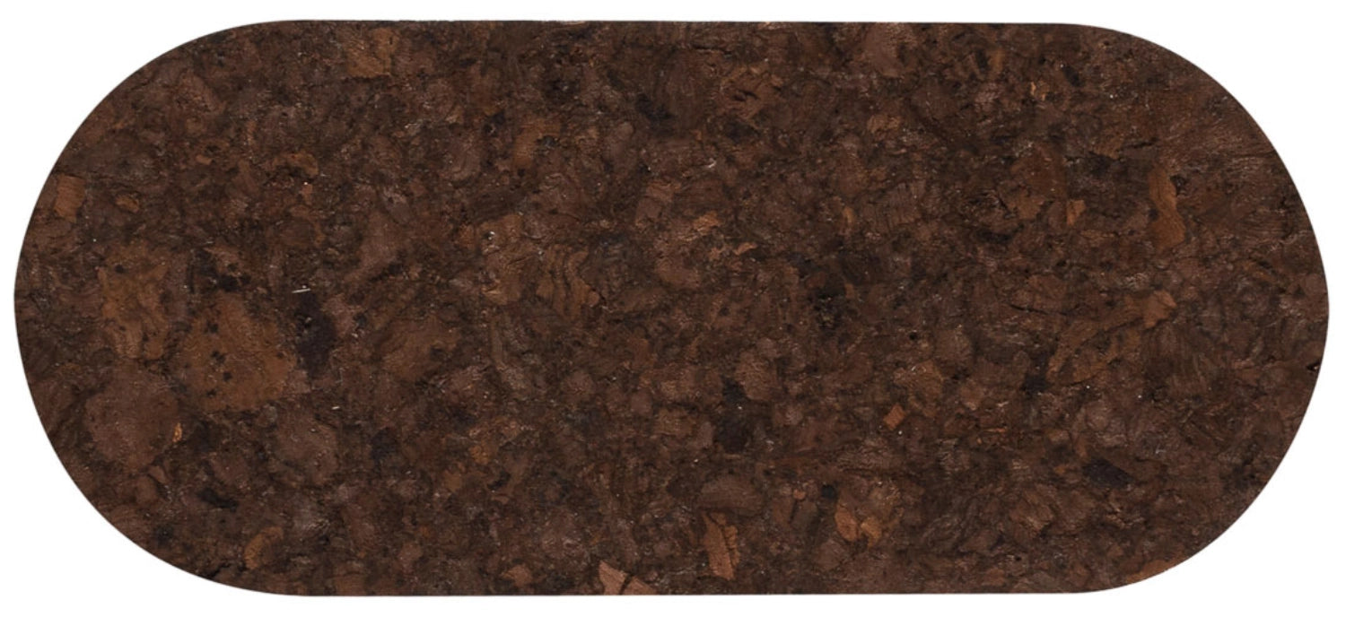 Nótos Kork Untersetzer 16.7x7.3cm smoked cork in Schwarz präsentiert im Onlineshop von KAQTU Design AG. Pfannenuntersatz ist von Costa Nova