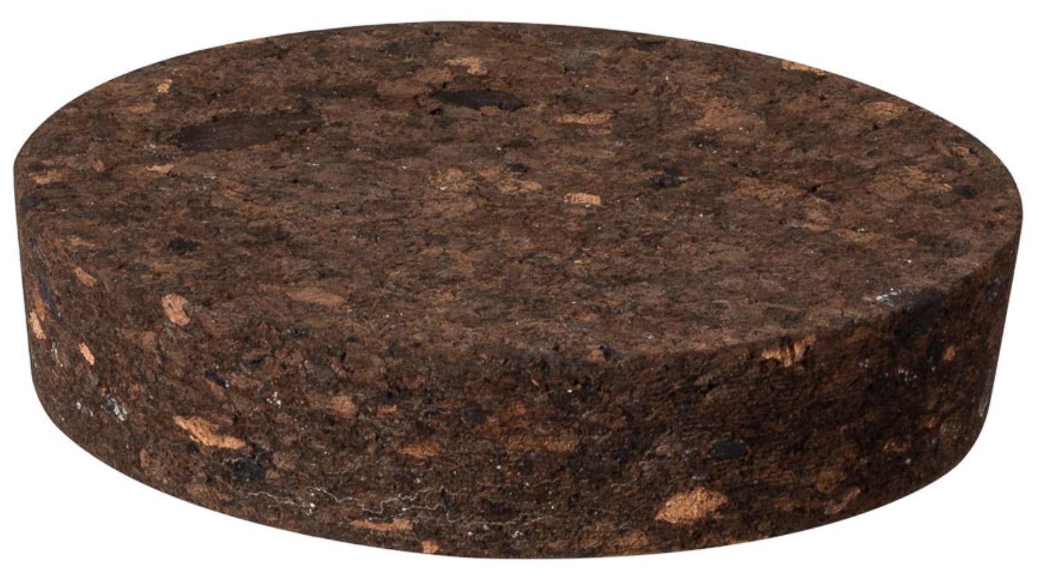 Nótos Kork Untersetzer D14cm H0.3cm smoked cork in Schwarz präsentiert im Onlineshop von KAQTU Design AG. Pfannenuntersatz ist von Costa Nova