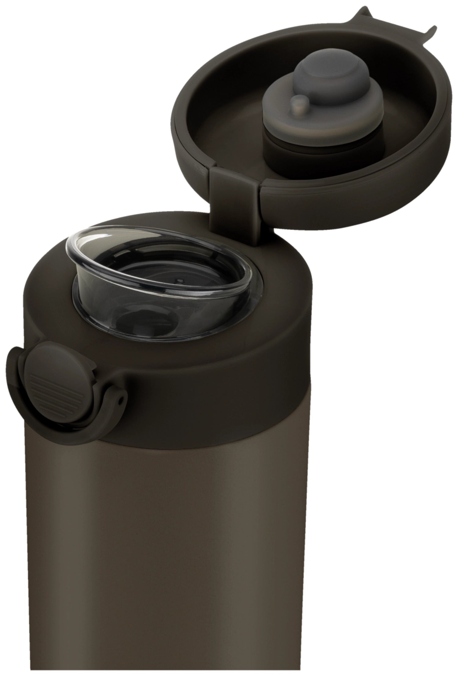 Thermo Plus Thermoflasche 500ml Grey Mocca in Grau präsentiert im Onlineshop von KAQTU Design AG. Trinkflaschen ist von Zwilling