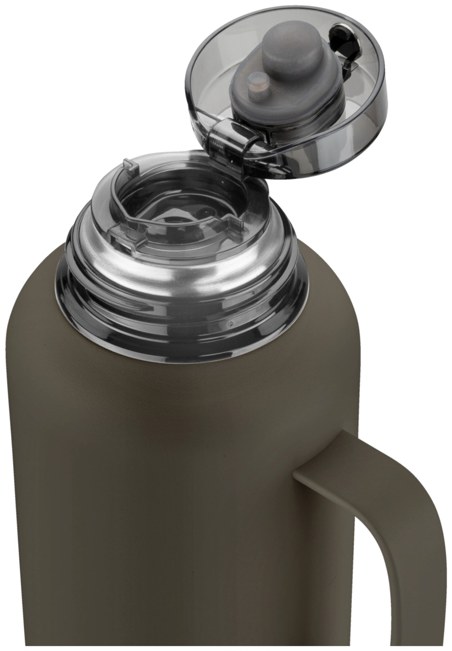 Thermo Plus Thermokanne 1.2l Grey Mocca in Grau präsentiert im Onlineshop von KAQTU Design AG. Trinkflaschen ist von Zwilling
