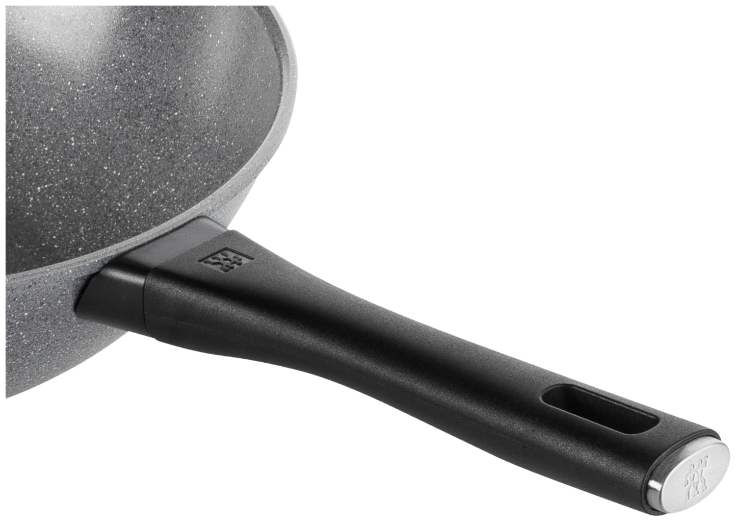 Terreno Plus Wok 28cm in Grau präsentiert im Onlineshop von KAQTU Design AG. Küchengerät ist von Zwilling