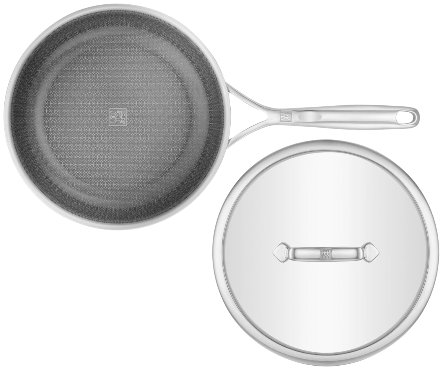 Peak Bratpfanne mit Deckel 26cm in Silber präsentiert im Onlineshop von KAQTU Design AG. Bratpfanne ist von Zwilling