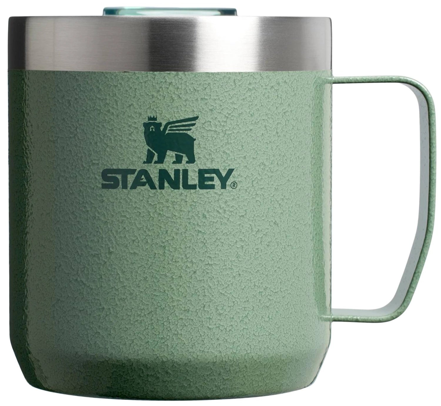 Everyday Camp Mug 0.35l hammertone green 2.0 in Silber präsentiert im Onlineshop von KAQTU Design AG. Trinkflaschen ist von Stanley