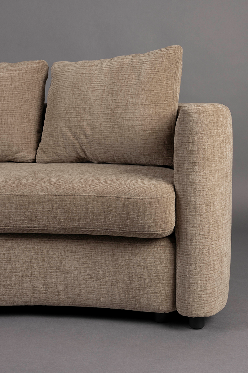 Sofa Fernon in Caramel präsentiert im Onlineshop von KAQTU Design AG. 2er Sofa ist von Dutchbone