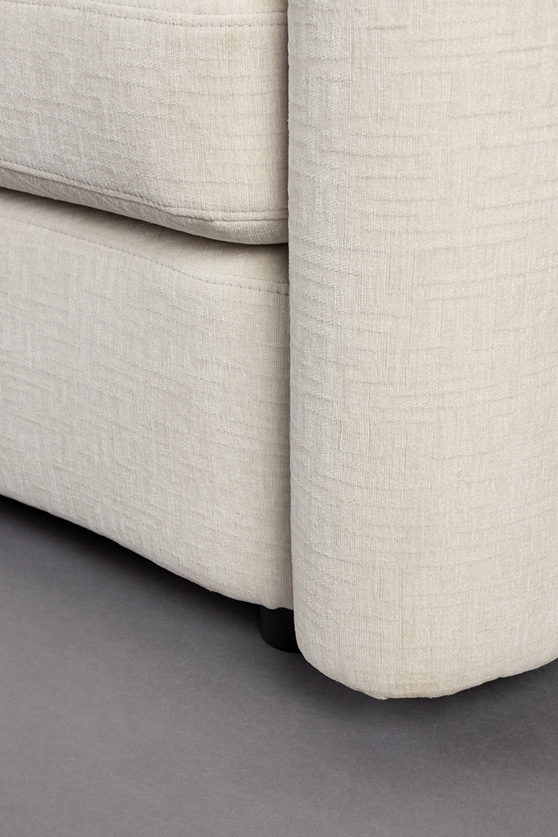 Sofa Fernon in Off White präsentiert im Onlineshop von KAQTU Design AG. 2er Sofa ist von Dutchbone