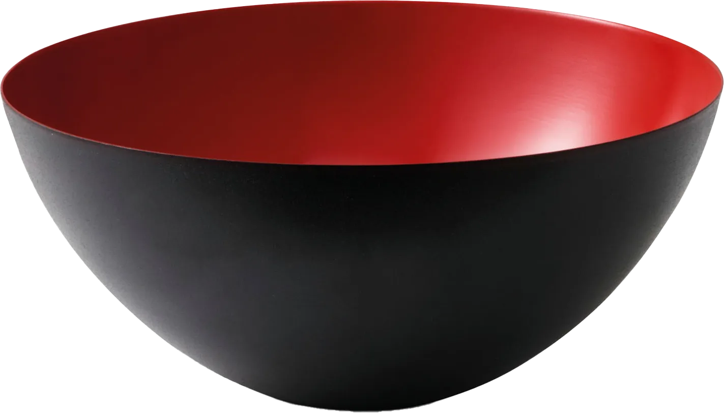 Zeitloses Design: Die Krenit Schale von Normann Copenhagen vereint Ästhetik und Funktion mit ihrer scharfen Kante und Vielseitigkeit.
