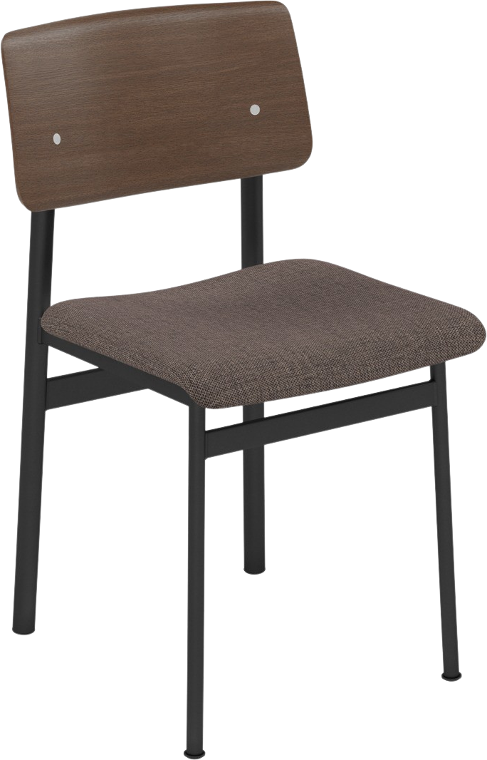 Loft Stuhl in Braun / Schwarz präsentiert im Onlineshop von KAQTU Design AG. Stuhl ist von Muuto