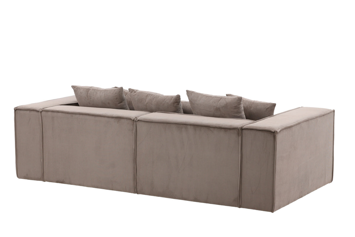 Gillholmen Sofa in Braun präsentiert im Onlineshop von KAQTU Design AG. 3er Sofa ist von Vind