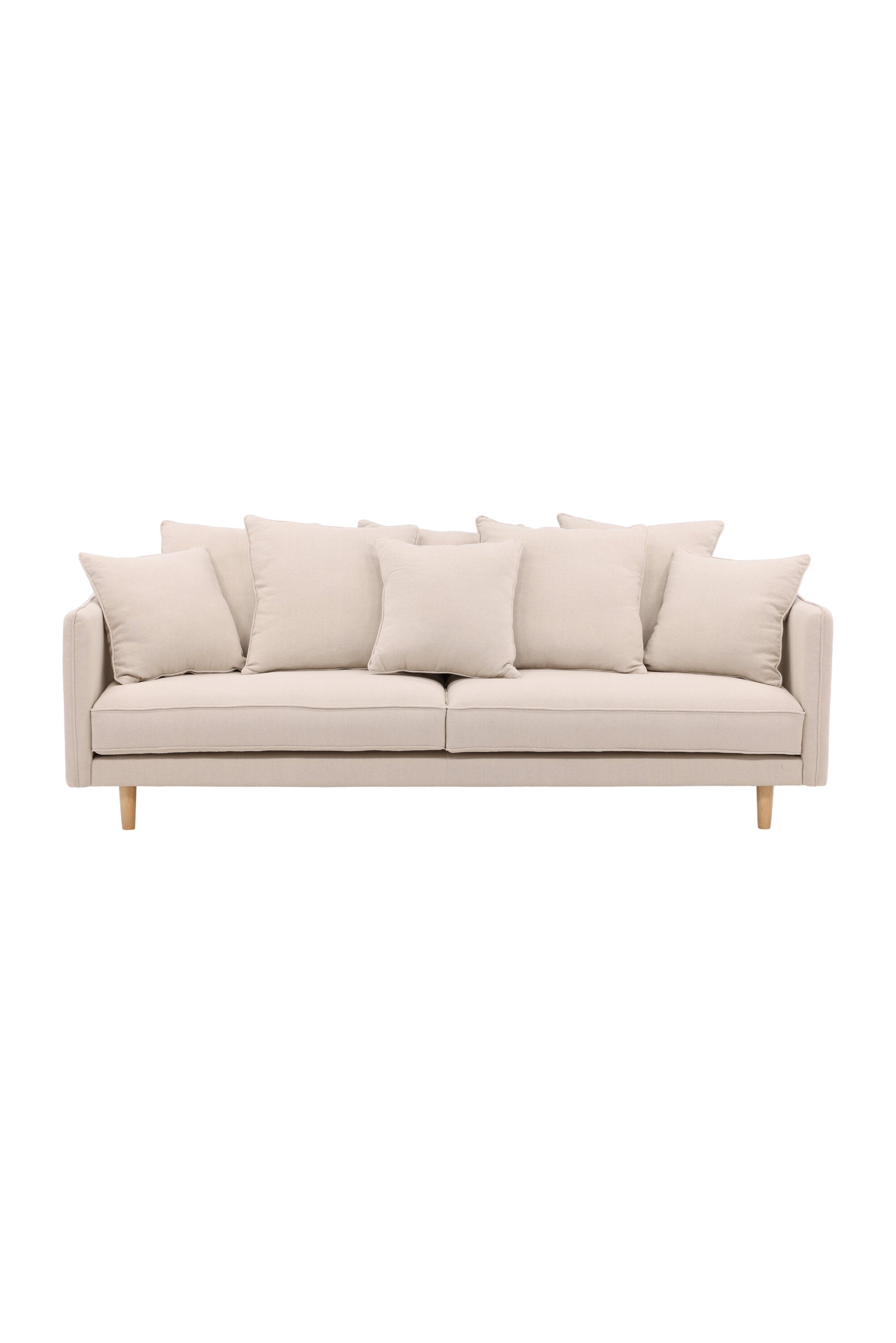 Segelskären Sofa in Beige präsentiert im Onlineshop von KAQTU Design AG. 3er Sofa ist von Vind
